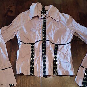 Lip Servce BLACKLIST Collard Long Sleeve.